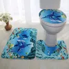 Badematten Set 3 Teilig Badvorleger WC Vorleger ohne Produktbild-Vorschau 3