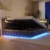 Flieks Hydraulisches Schlafsofa 140x200cm mit Stauraum, Produktbild-Vorschau 4