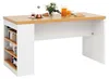 Isola da cucina, dimensioni 155x80x90 cm, con illuminazione Anteprima dell’immagine prodotto 15