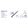 Exacompta Boite 100 reliures spirales plastique 16mm Noir Voir les images du produit 2