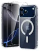 A clear protective case with a screen protector for a smartphone. Produktbild-Vorschau