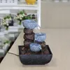Zimmer-Tischbrunnen mit LED Beleuchtung Kaskaden Produktbild-Vorschau 4