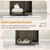 COSTWAY Kattenkast met planken, kattenbakmeubel, kattenhuis Productafbeelding-voorbeeld 6