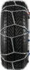 A close-up view of a tire with snow chains installed. Produktbild-Vorschau