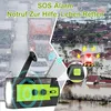 Solar Radio Kurbelradio mit LED-Lampe, 4000mAh Akku, AM/FM, Produktbild-Vorschau 5