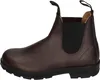 Side view of a brown leather boot. Produktbild-Vorschau