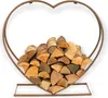 Stojan na palivové dřevo Indoor Metal Heart Firewood Rack Náhled obrázku produktu 6