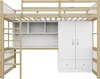 Łóżko na poddaszu Sweiko 90 x 200 cm, Z drabinką, Z Podgląd zdjęcia produktu 15