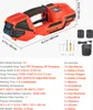 VEVOR bateriový páskovač, 2 x 4000 mAh baterie, páskovací Náhled obrázku produktu 7
