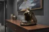 riess-ambiente Deko-Figur SHARK HEAD 25cm Polyresin bronze Produktbild-Vorschau 3
