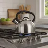 Wasserkessel Edelstahl 2,5L mit Pfeife – Induktion & Gas Produktbild-Vorschau 5