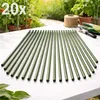 Toboli 20 tuteurs verts 90 cm Ø 11 mm Tuteurs en métal et Voir les images du produit 2