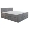 Boxspringbett BOE 120x200 mit Bettkasten, Topper und Produktbild-Vorschau 1