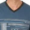 Normann Herren kurzarm Nachthemd mit eleganten Frontprint  Produktbild-Vorschau 9