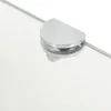 vidaXL Eckregale 2 Stk. mit verchromten Halterungen Glas Produktbild-Vorschau 4