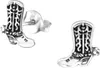 Ohrringe Ohrstecker 925 Sterling Silber mit Westernstiefel Produktbild-Vorschau 1