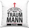 Trendation - Lustige Deko-Kissen mit Füllung 40x40 Produktbild-Vorschau 1