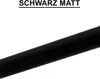 MDEKOR Tubo in metallo per bastone per tende, 16 mm, nero, Anteprima dell’immagine prodotto 4