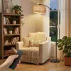 lampadaire 183cm Salon avec abat-jour en rotin, Lampadaire Voir les images du produit 8