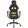 vidaXL Gaming-Stuhl mit Massage & Fußstütze Schwarz und Produktbild-Vorschau 11