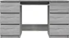 vidaXL Bureau gris Sonoma 140x50x77 cm Bois composite Voir les images du produit 3