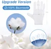 10 Paar Weiße Handschuhe Baumwolle, Größe XL, Stoff Produktbild-Vorschau 6