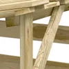 vidaXL Pergola se střechou 100x90x100 cm Impregnované Náhled obrázku produktu 6