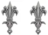 Supporto da parete Giglio bourbon argento, set da 2 Anteprima dell’immagine prodotto 2