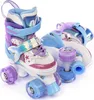 A pair of children's roller skates with a mermaid theme, displayed on a white background. Náhled obrázku produktu