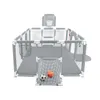 Laufstall Baby 180x120cm,Laufgitter Schutzgitter mit Produktbild-Vorschau 3
