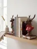 Clayre & Eef Boeksteunen, set van 2, 14x13x18 cm, Productafbeelding-voorbeeld 2