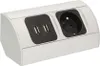 Zásuvka pro nábytek 1x2P+Z, 2xUSB s vypínačem Náhled obrázku produktu 8