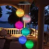 iShabao Solar Windspiel Garten, 6 LED Kugel Solar Windspiel Produktbild-Vorschau 1