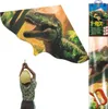 Aquilone dinosauro T-rex - 115 X 63 Cm - Leggero - Per Anteprima dell’immagine prodotto 2