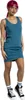 RED by EMP Damen schwarz/petrolfarbenes kurzes Kleid S Produktbild-Vorschau 7