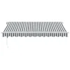 markýza vidaXL Automatic Anthracite & White 350x250 cm Náhled obrázku produktu 3