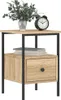 vidaXL Table de nuit chêne Sonoma 34x36x50 cm bois Voir les images du produit 6