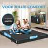 ELONEO Opklapbare matrassen, gastenmatrassen, 3-delige Productafbeelding-voorbeeld 2