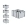 SuperSparSet 5x Eurobox NextGen Grip mit Scharnierdeckel Produktbild-Vorschau 3