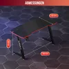 Avalo Gaming Schreibtisch - 120x60x75 CM - Spieletisch - Produktbild-Vorschau 4