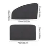 Magnetische Auto-Seitenfenster-Sonnenblenden, 4er-Set, Produktbild-Vorschau 2
