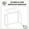 FORTENA Klappbarer Schreibtisch, Schwarz mit schwarzen Produktbild-Vorschau 6