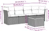 Modulares Garten-Sofa-Set, 5-teilig, für Außenbereich, Produktbild-Vorschau 3