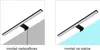 Two diagrams showing different mounting options for an LED light fixture. Náhľad obrázku produktu