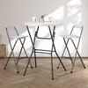 Bardi 2 x klappbare Barhocker für Bartable Weiß - 100 Kg Produktbild-Vorschau 9