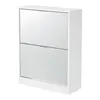 A white shoe cabinet with two doors. Náhľad obrázku produktu