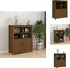 vidaXL Sideboard Honigbraun 83x41,5x100 cm Massivholz Produktbild-Vorschau 1