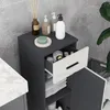 kleankin Badezimmerschrank Beistellschrank mit Schublade, Produktbild-Vorschau 8