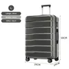 A gray suitcase with dimensions labeled. Náhľad obrázku produktu