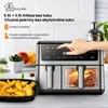 Extralink Air Fryer Dual Basket 10 l teplovzdušná fritéza Náhľad obrázku produktu 4